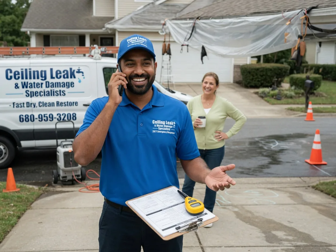 Ceiling Leak Cleanup Speer, IL FAQs